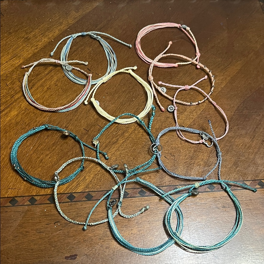 Pura Vida Pastel String Bracelet Collection